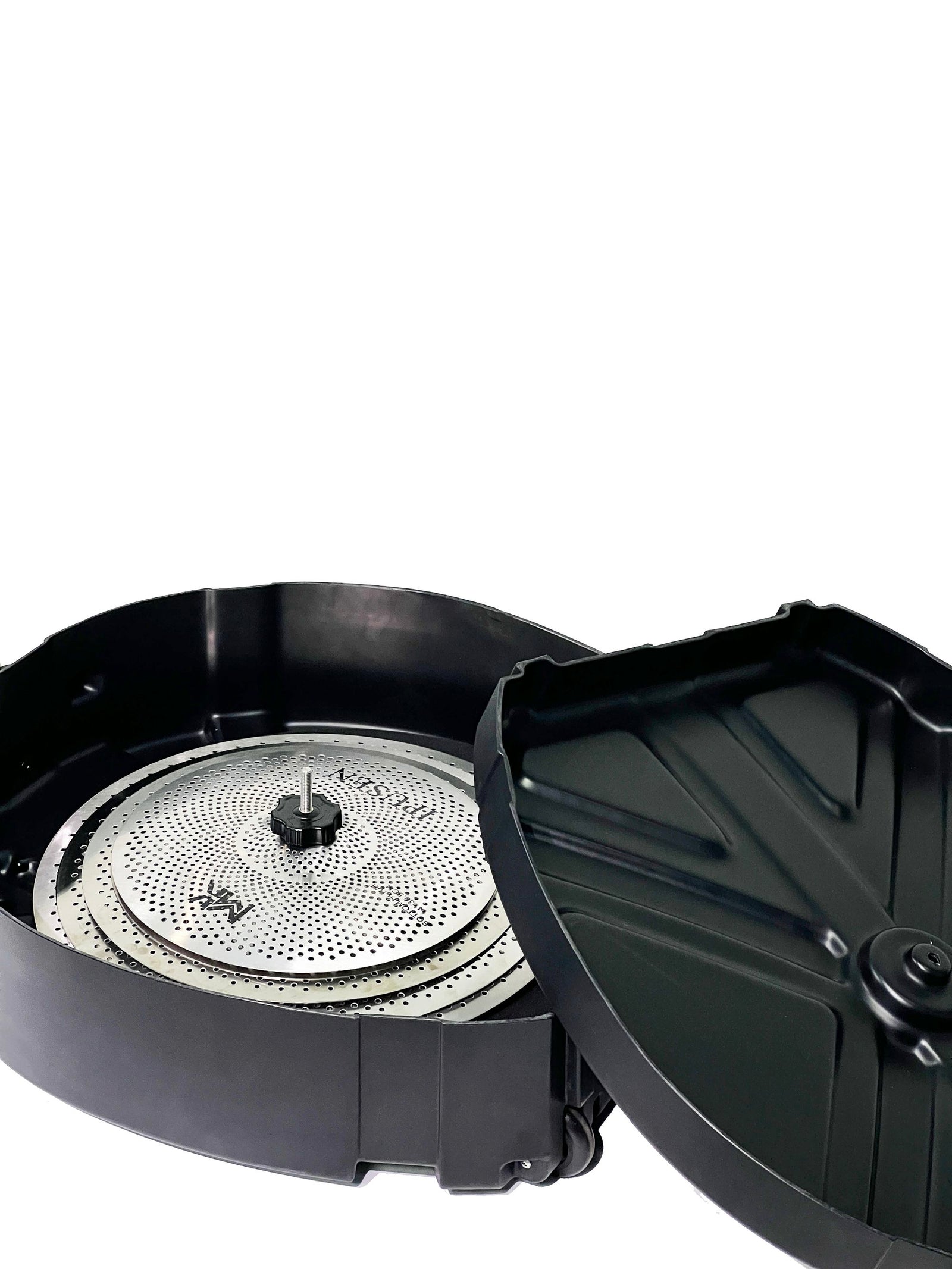 24" BLACK Cymbal Hard Case with wheels for Cymbals & Round Drum Shield (DARUMA24-01A)
