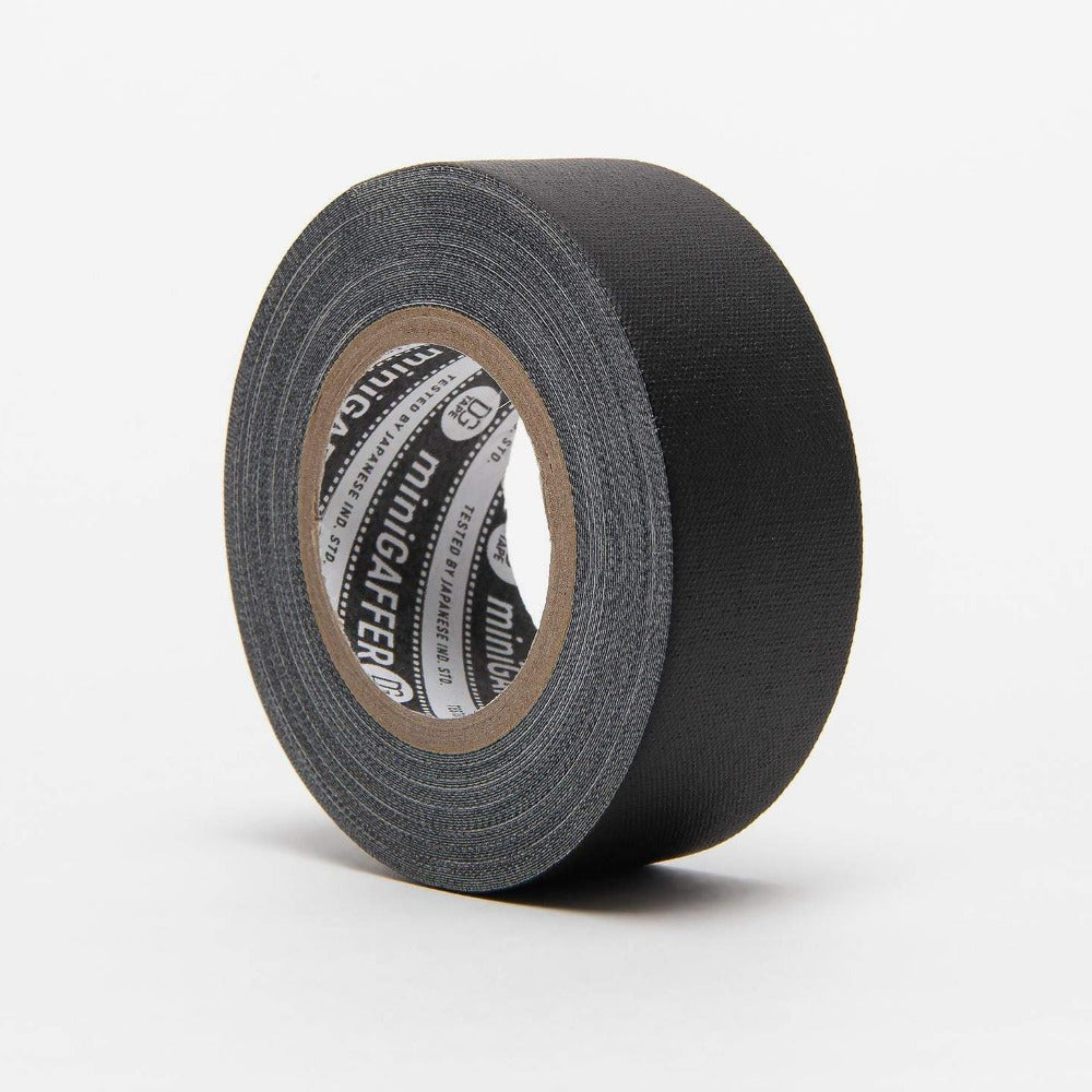 dgsusa gaffer tape BLACK 1 in x 11 ya (25mmX9m) Gaffer Tape Handy size | Multi Color | @miniGAFFER 120MESH |