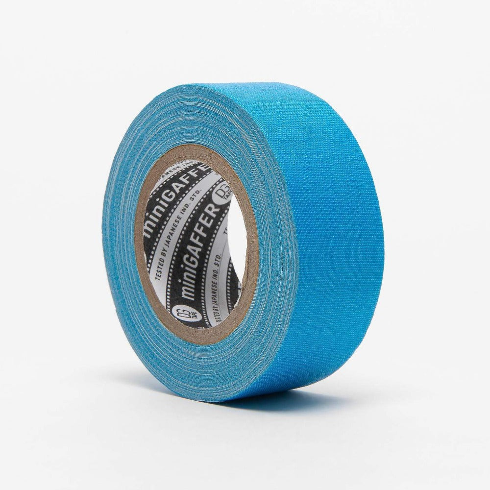 dgsusa gaffer tape FL. BLUE 1 in x 11 ya (25mmX9m) Gaffer Tape Handy size | Multi Color | @miniGAFFER 120MESH |
