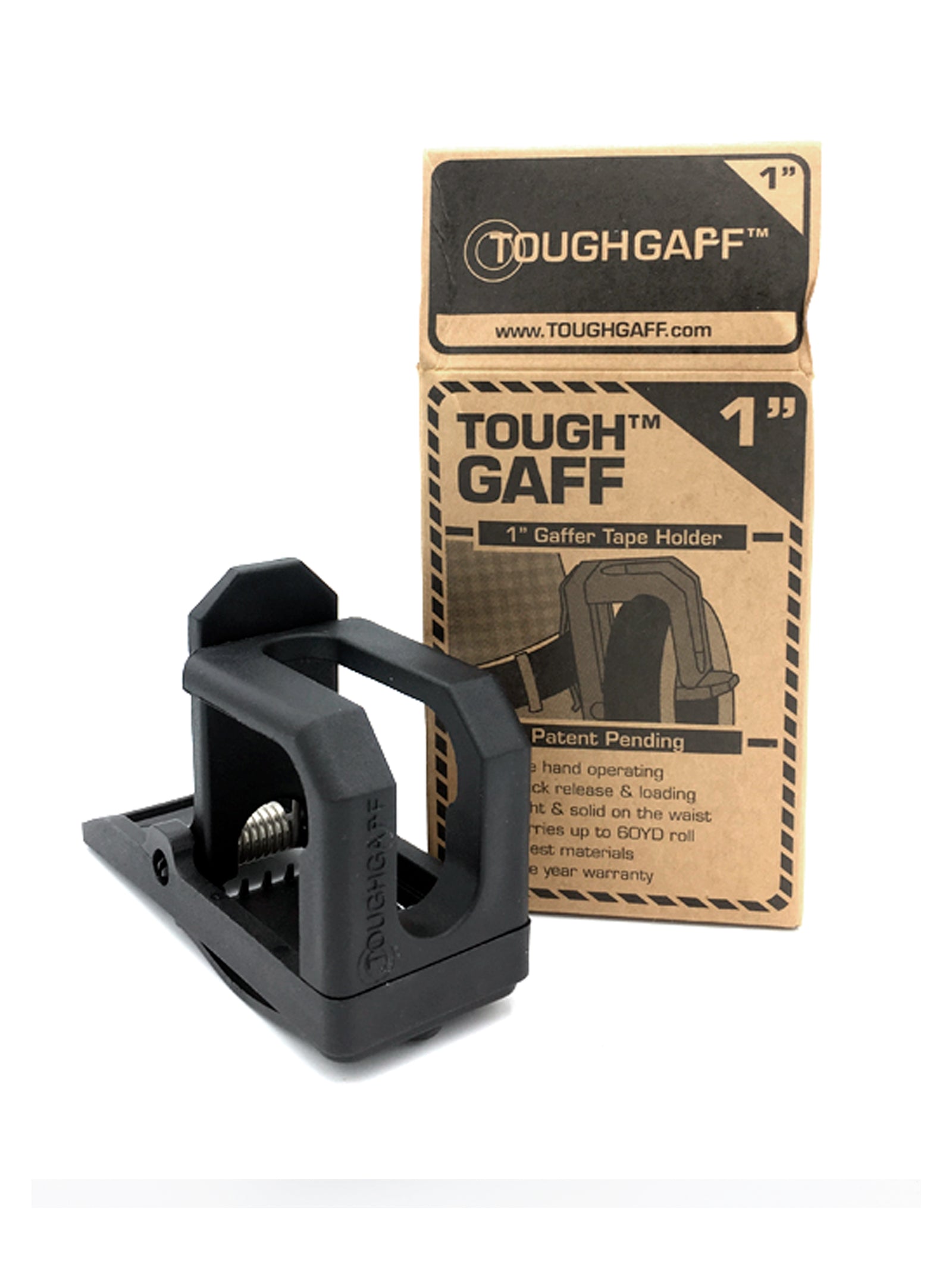 1 inch Holder ToughGAFF - gaff tape holder for 30 or 60 Yards
