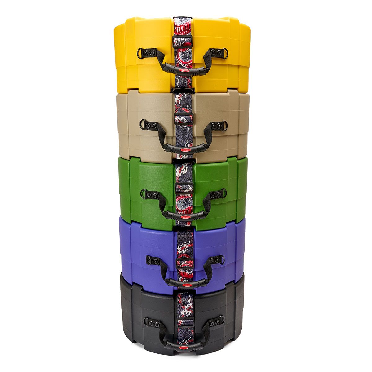 14" YELLOW Snare Case X 5.5in - 8in depth - Royal Guard Drum Case (DARUMA 14SN)