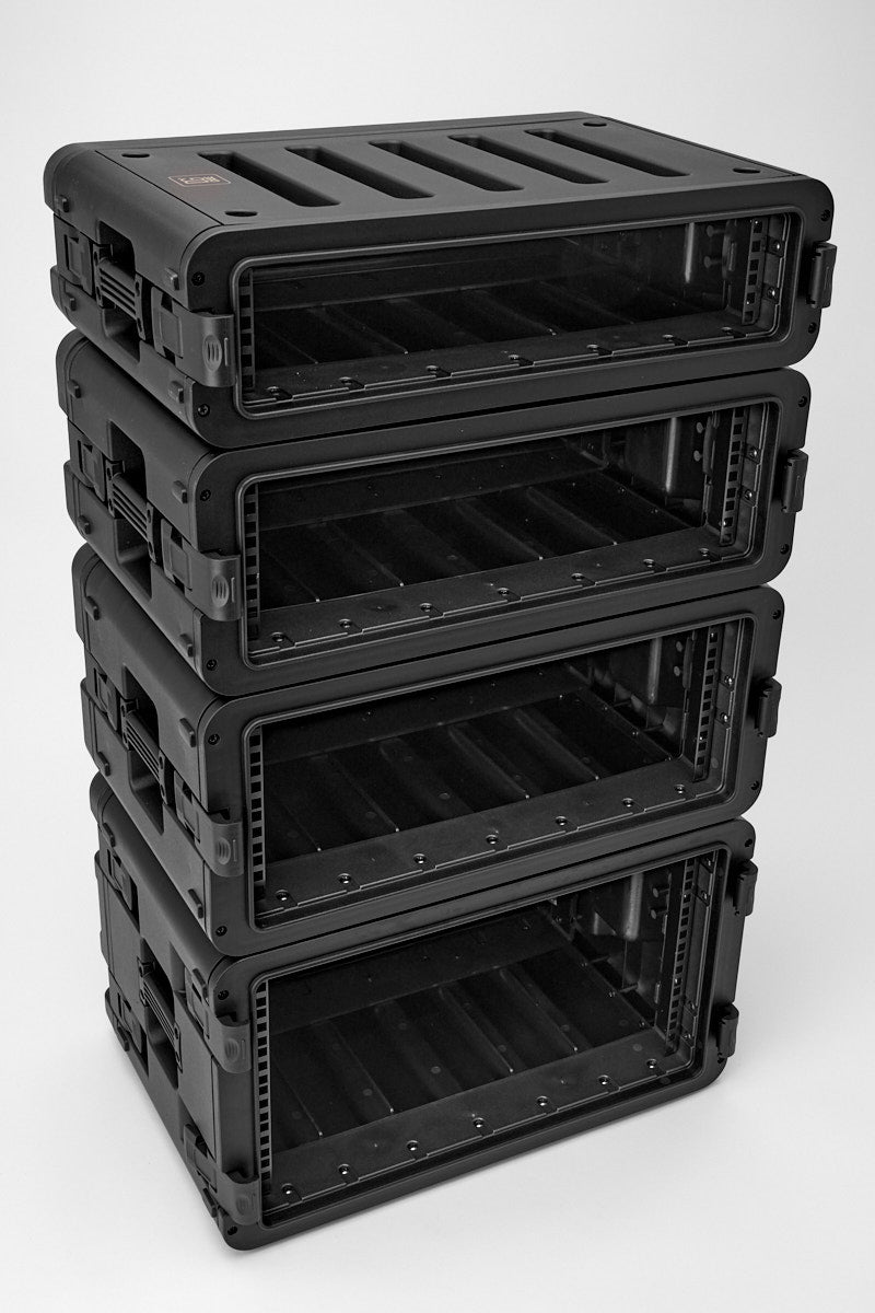 6US Units 8" depth RACK case. Short rack DGCASE@RACK6US30