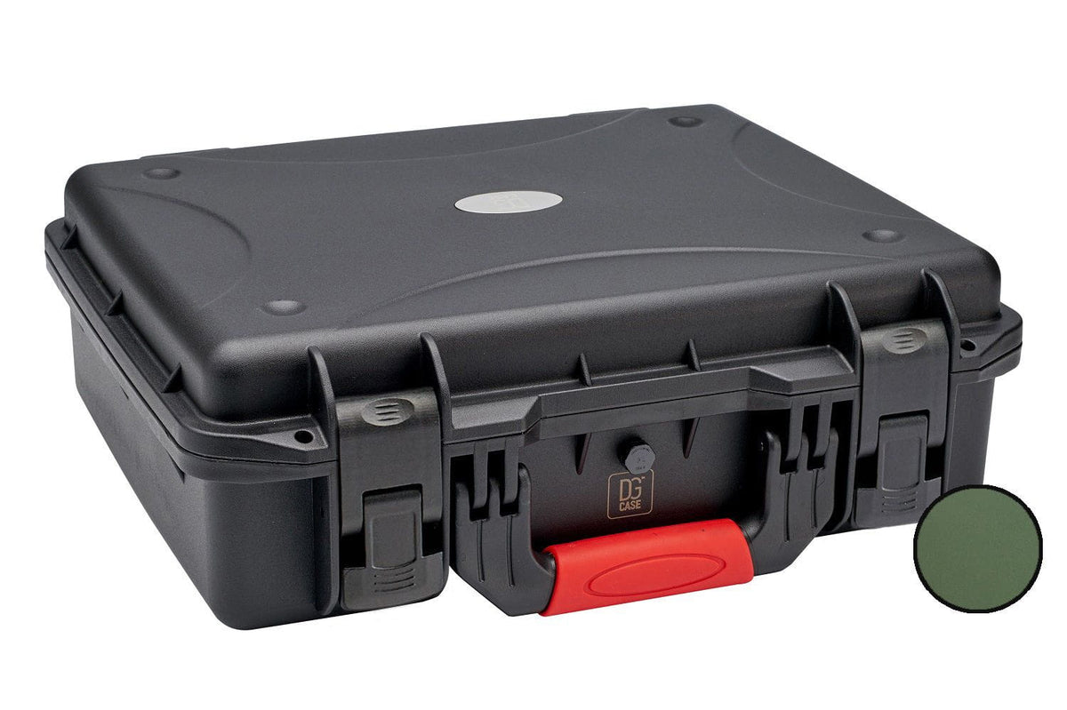 50-02 - 17 inch Hard case Black or Military Green | DGCASE interior: 15.35 x 10.43 in x 5.12 in