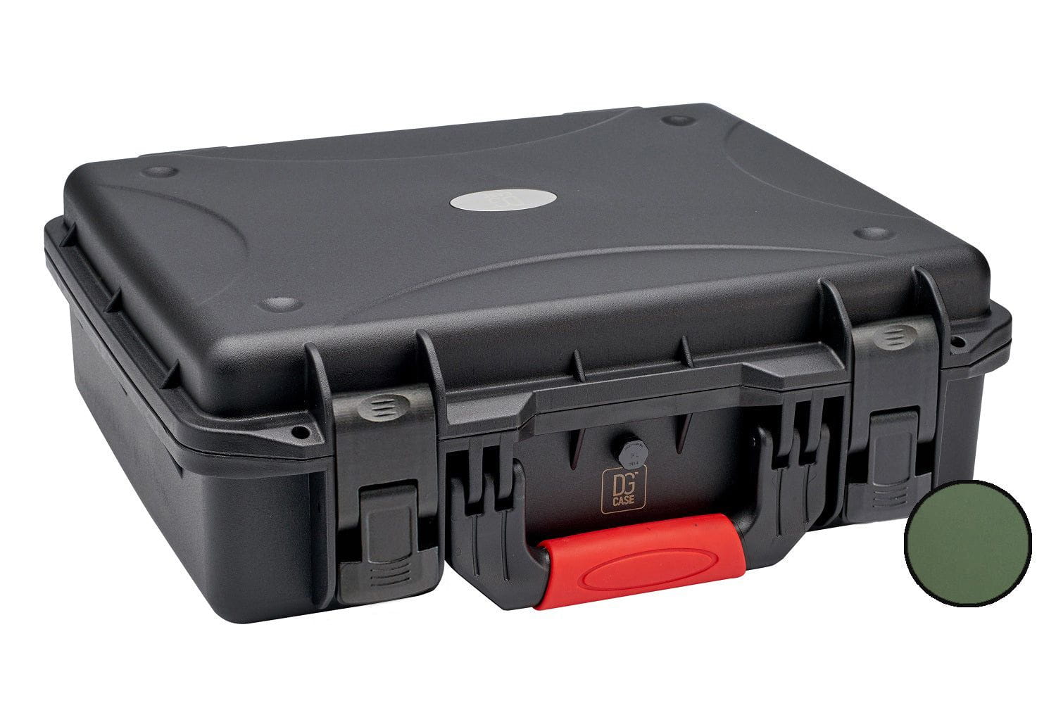 50-02 - 17 inch Hard case Black or Military Green | DGCASE interior: 15.35 x 10.43 in x 5.12 in