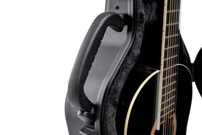 TAPE & CASE Acoustic Guitar hard case + with handle and wheels | Wheeled case for acoustic guitars DGCASE@30-02A| Interior: 15.75in X 4.45in X 44.07 in.
