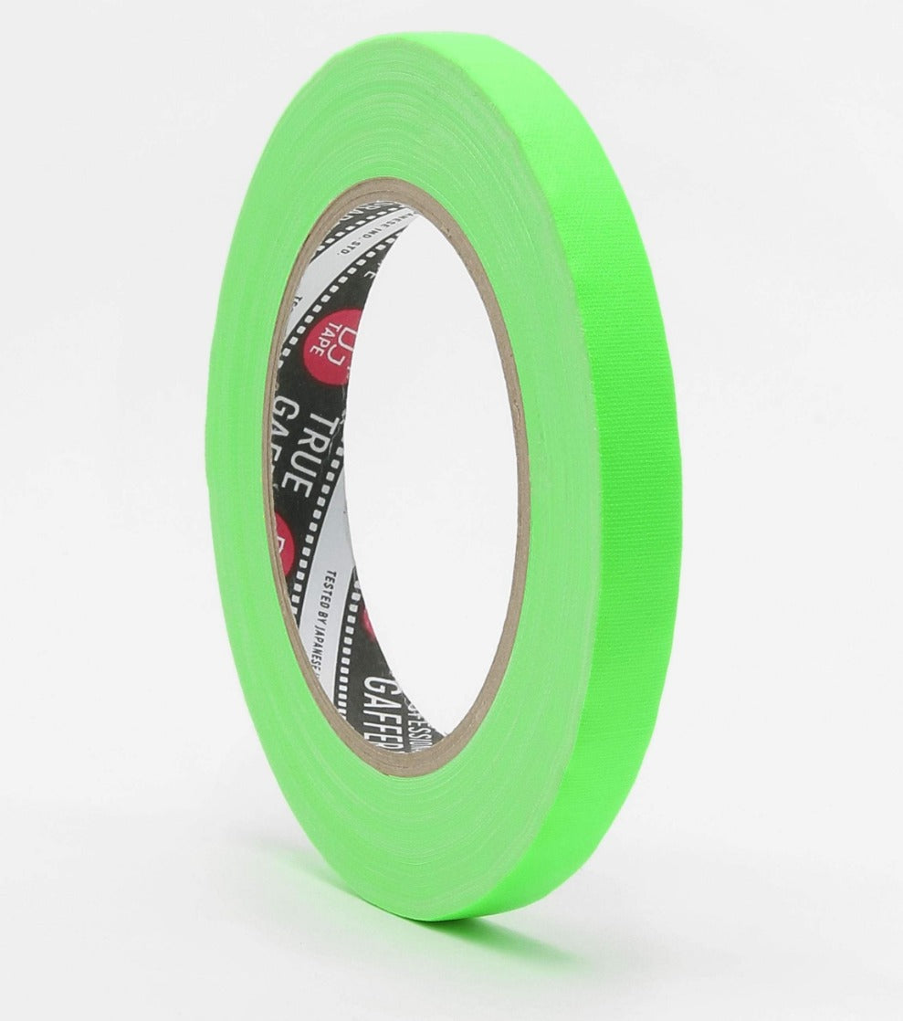 1/2in X 30ya TG Fluorescent Spike Gaffer Tape |  @trueGAFF 120MESH