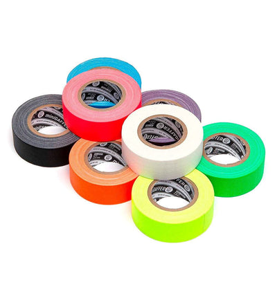 Yellow 1in X 11ya - 120MESH Gaffer Tape, Multi Color - 25mmX9m Handy size miniGAFFER
