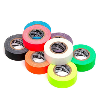 Pink 1in X 11ya - 120MESH Gaffer Tape, Multi Color - 25mmX9m Handy size miniGAFFER
