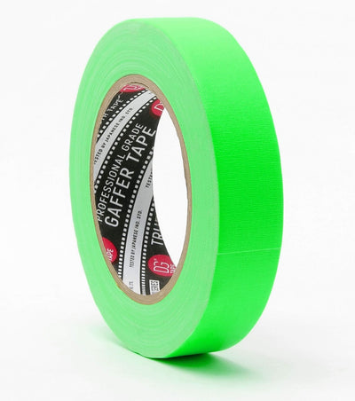 dgsusa gaffer tape 1 inch / Green 0.5in X 30ya | 1in X 30ya | 2in X 30ya | 2in X 60ya - Fluorescent Spike Gaffer Tape |  @trueGAFF 120MESH