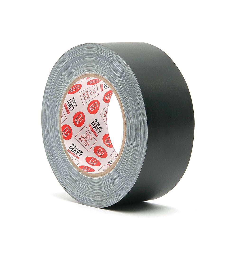 BLACK 2 in X 30ya - 80MESH - (50mmX25m) LDPE MATTE COATED GAFFER TAPE @MATT