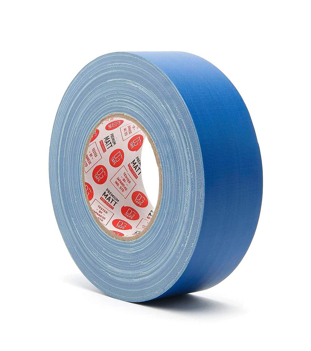 BLUE 2 in X 60ya - 80MESH - (50mmX50m) LDPE MATTE COATED GAFFER TAPE @MATT