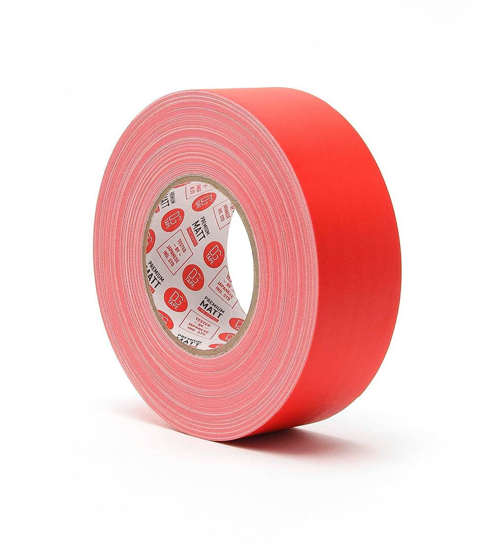 RED 2 in X 60ya - 80MESH - (50mmX50m) LDPE MATTE COATED GAFFER TAPE @MATT