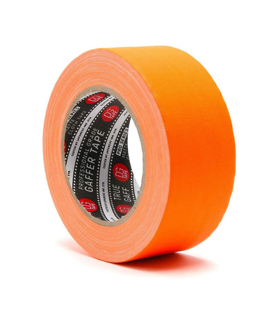 dgsusa gaffer tape 2 inch / Orange 0.5in X 30ya | 1in X 30ya | 2in X 30ya | 2in X 60ya - Fluorescent Spike Gaffer Tape |  @trueGAFF 120MESH