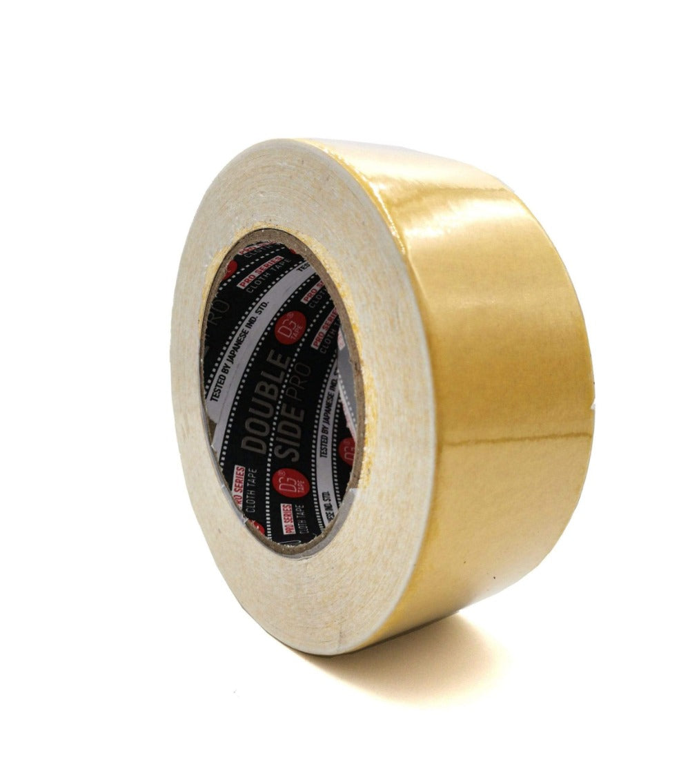 dgsusa gaffer tape 2 inch x 30 ya 1&quot; or 2&quot; x 11ya/ 30ya/ 50ya - Double Side Pro Tape + White Adhesive Tape | Heavy duty Rug tape | Strong adhesive