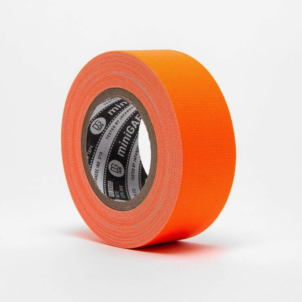 dgsusa gaffer tape FL. YELLOW 1 in x 11 ya (25mmX9m)  Gaffer Tape Handy size | Multi Color | @miniGAFFER 120MESH |