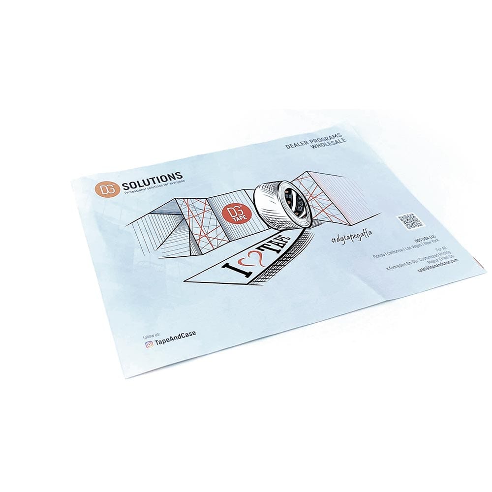 Sample with CARD of GAFFER TAPE