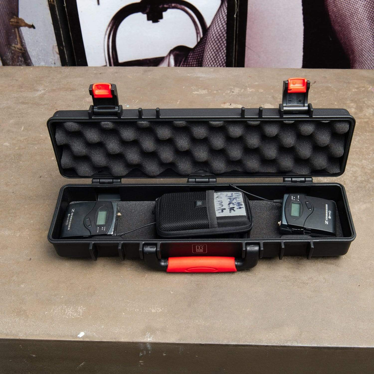 dgsusa hard case 17" SMALL Protector case DGCASE@10-01 | interior: 15.98 x 3.88 x 2.63 in