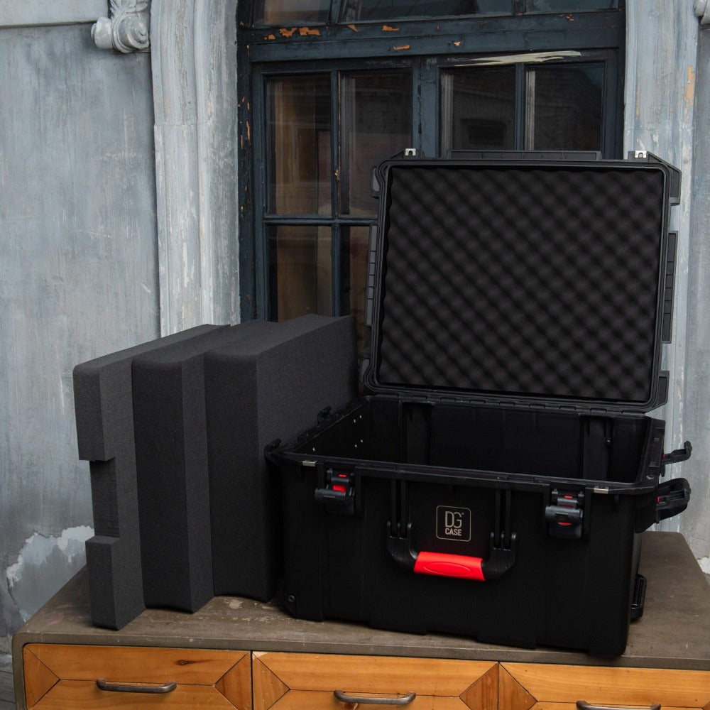 dgsusa hard case 24" KING SIZE Case with wheels DGCASE@60-06 | int: 21.65 x 17.64 x 12.35 in